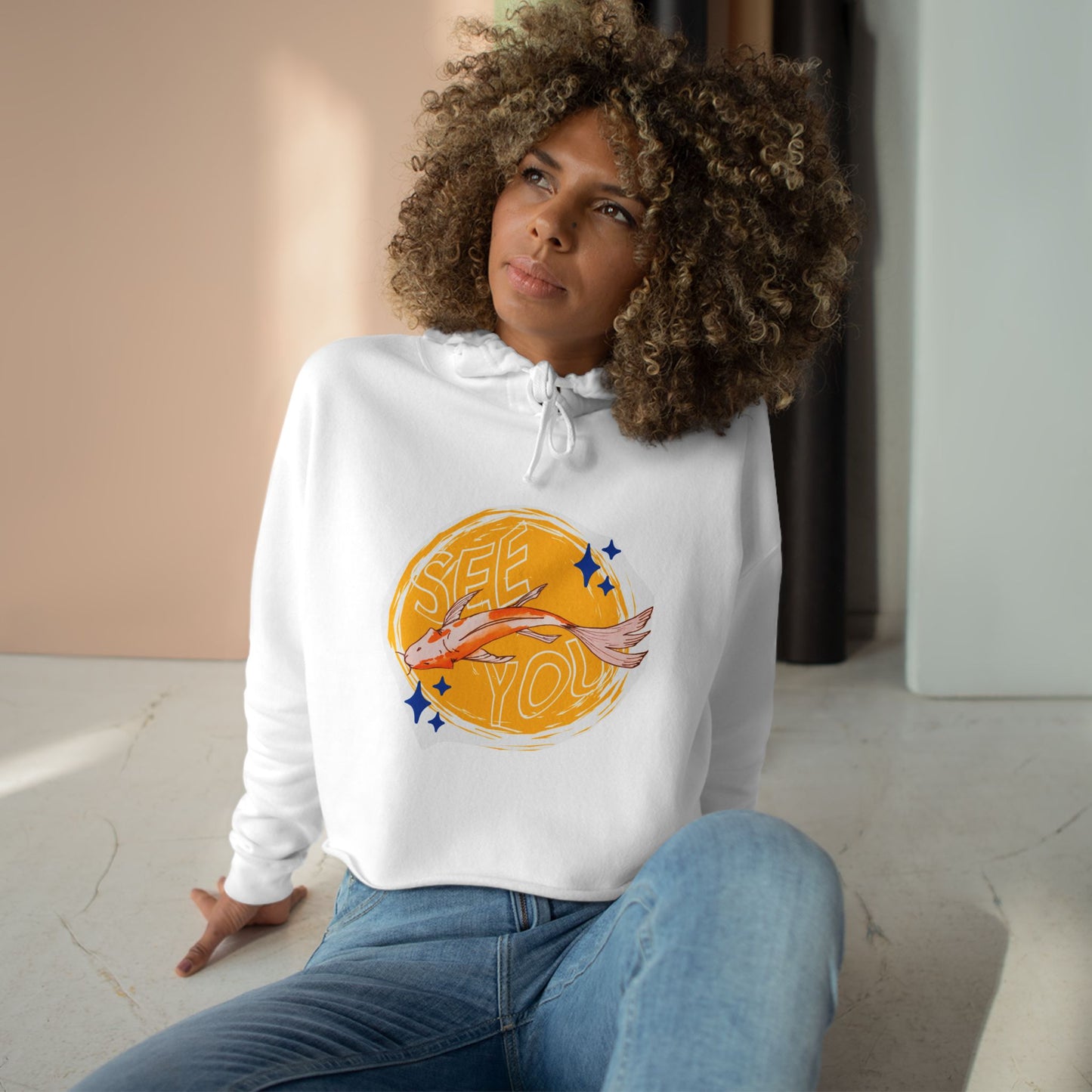 See You Crop Hoodie, Trendy Cropped Sweatshirt, Cute Casual Hoodie, Gift for Her, Summer Fashion Top