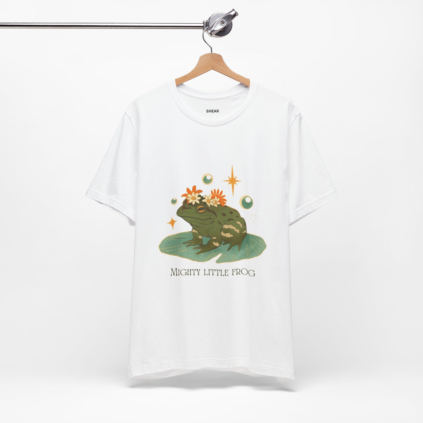 Mighty Little Frog Tee - Cute T-Shirt for Nature Lovers, Frog Design, Gift for Kids and Adults, Perfect for Spring and Earth Day
