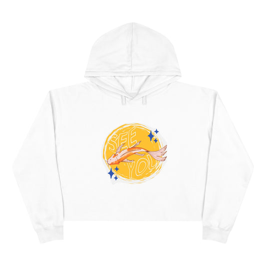 See You Crop Hoodie, Trendy Cropped Sweatshirt, Cute Casual Hoodie, Gift for Her, Summer Fashion Top