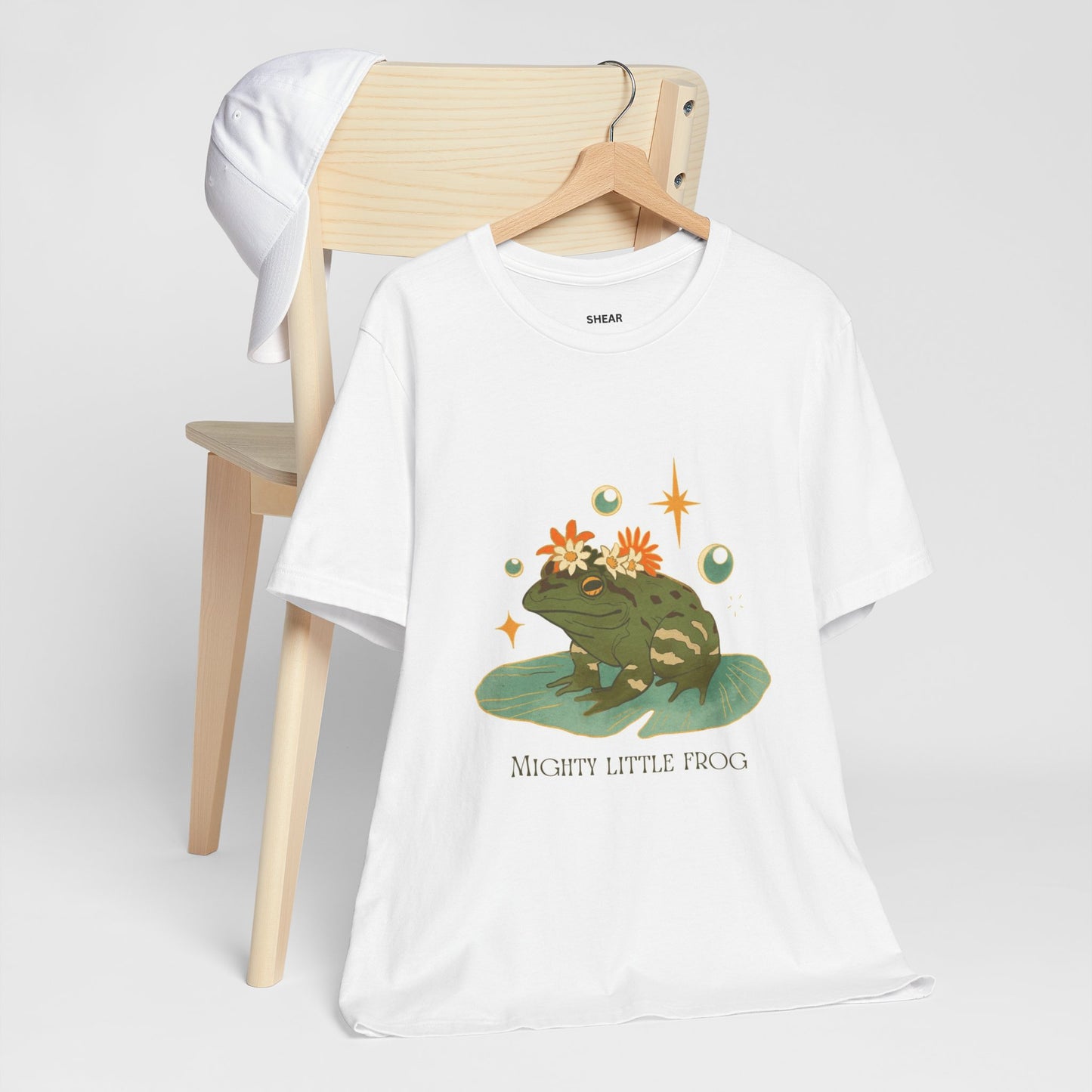 Mighty Little Frog Tee - Cute T-Shirt for Nature Lovers, Frog Design, Gift for Kids and Adults, Perfect for Spring and Earth Day