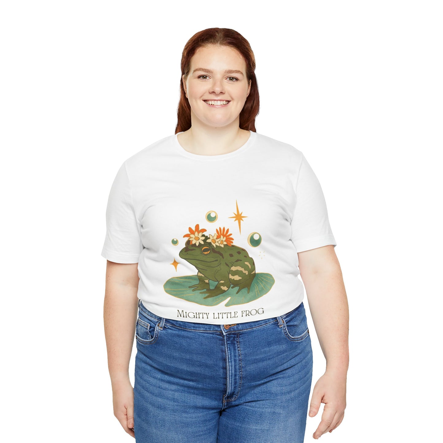 Mighty Little Frog Tee - Cute T-Shirt for Nature Lovers, Frog Design, Gift for Kids and Adults, Perfect for Spring and Earth Day