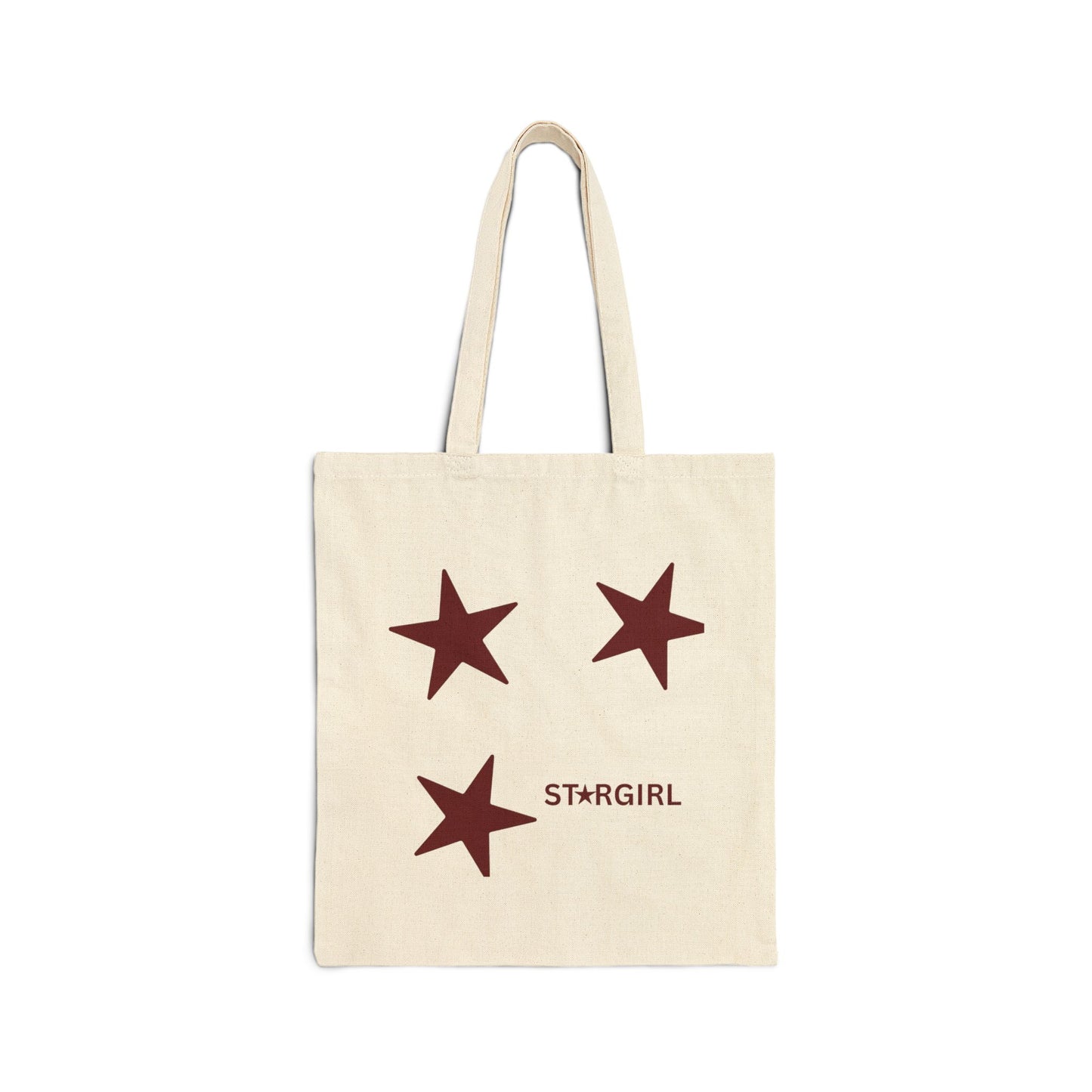 Stylish Cotton Canvas Tote Bag, Eco-Friendly Shopping Bag, Reusable Grocery Tote, Personalized Gift, STAR GIRL Design