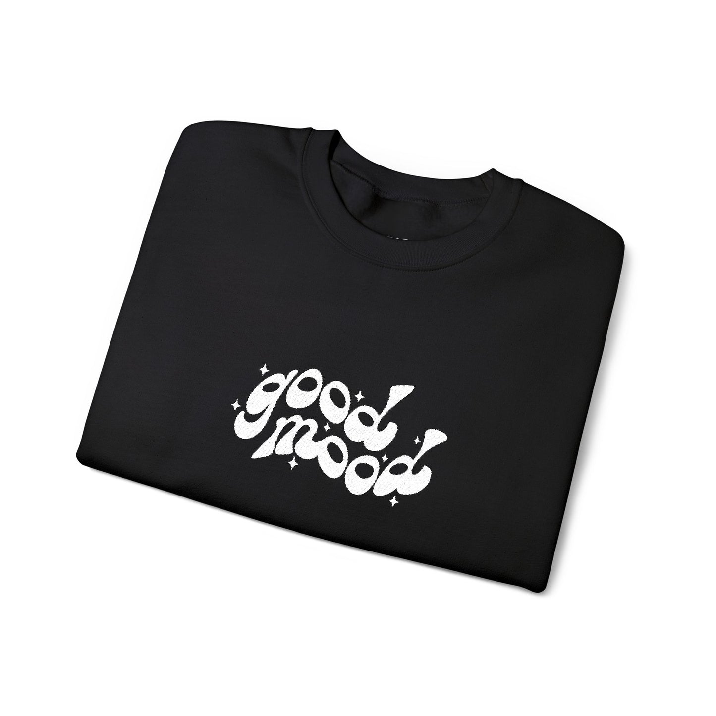 Good Mood Unisex Crewneck Sweatshirt | Cozy Everyday Wear, Relaxed Style, Gift for Friends, Casual Outfits, Positive Vibes
