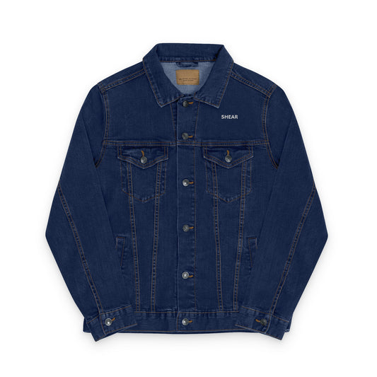 Stylish Unisex Denim Jacket - Embroidered Casual Outerwear, Fashion Statement, Perfect Gift, Spring & Fall Wear
