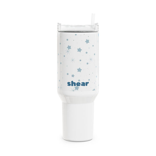 Starry Night 40oz Tumbler with Straw - Eco-Friendly Drinkware for Hydration on the Go