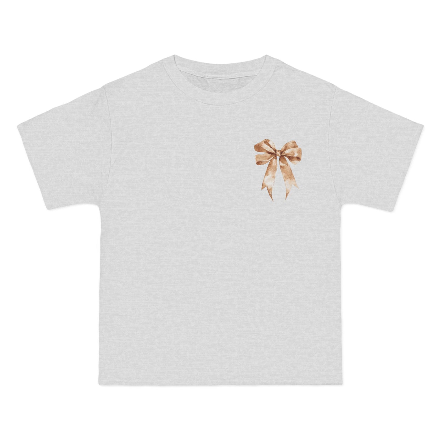 Short-Sleeve T-Shirt with Elegant Bow Design | Casual Wear, Gift for Her, Summer Fashion, Birthday Present, Everyday Comfort