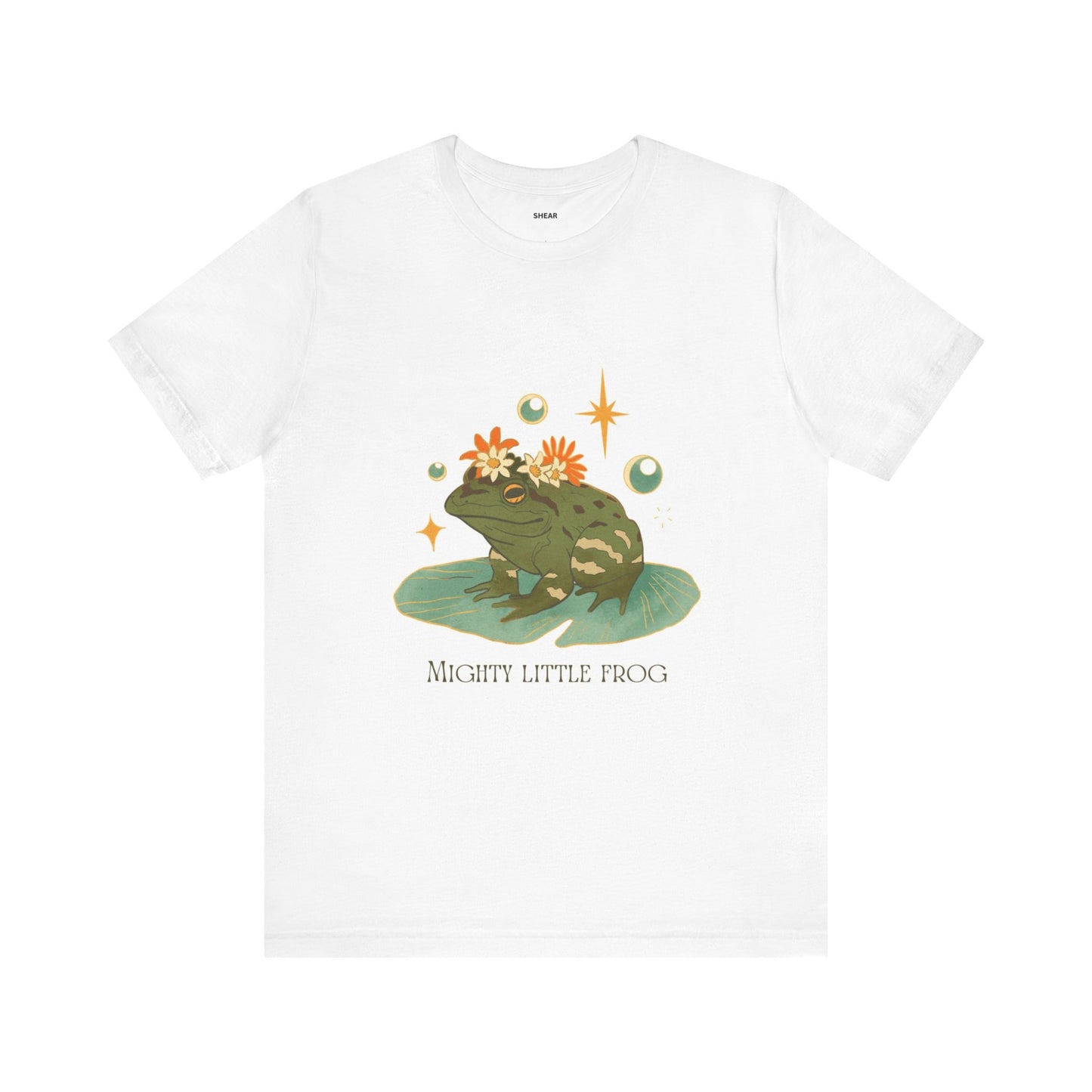 Mighty Little Frog Tee - Cute T-Shirt for Nature Lovers, Frog Design, Gift for Kids and Adults, Perfect for Spring and Earth Day