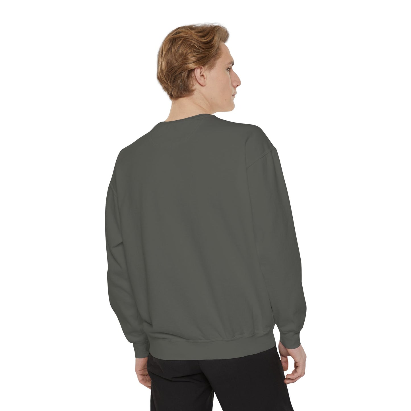 Cosmic Explorer Sweatshirt - Unisex Garment-Dyed, Space-Themed Apparel, Perfect for Gifts, Casual Wear, and Sci-Fi Fans